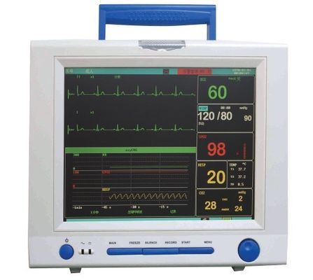 جهاز مراقبة المريض المحمول متعدد المعلمات بجانب السرير مع ECG و RESP و NIBP